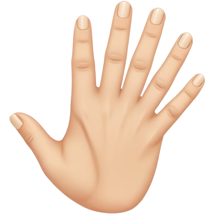 Ring finger and thumb finger down hand emoji