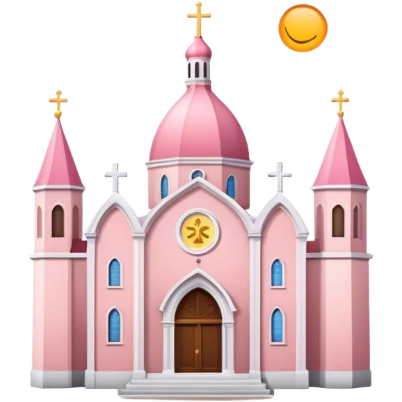 light pink coquette church emoji