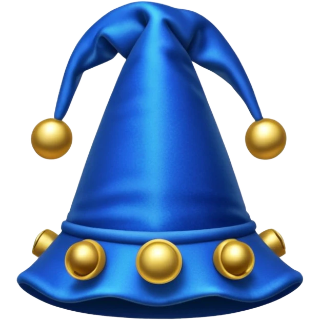blue jester hat emoji