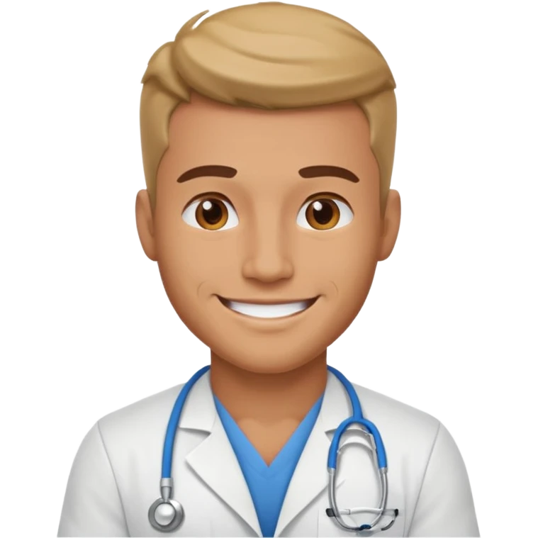 Muscular guy nurse emoji