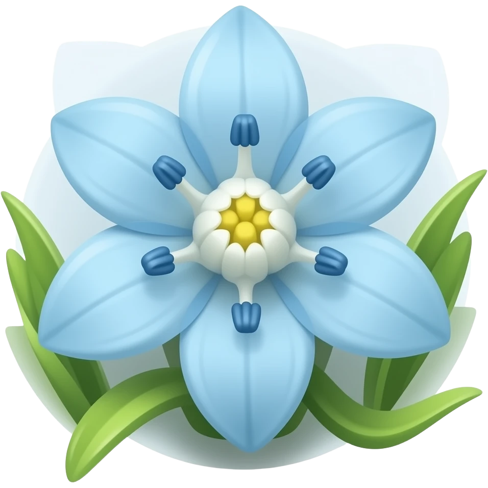 Scilla flowers emoji