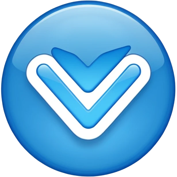 Create a instagram verified blue tick emoji