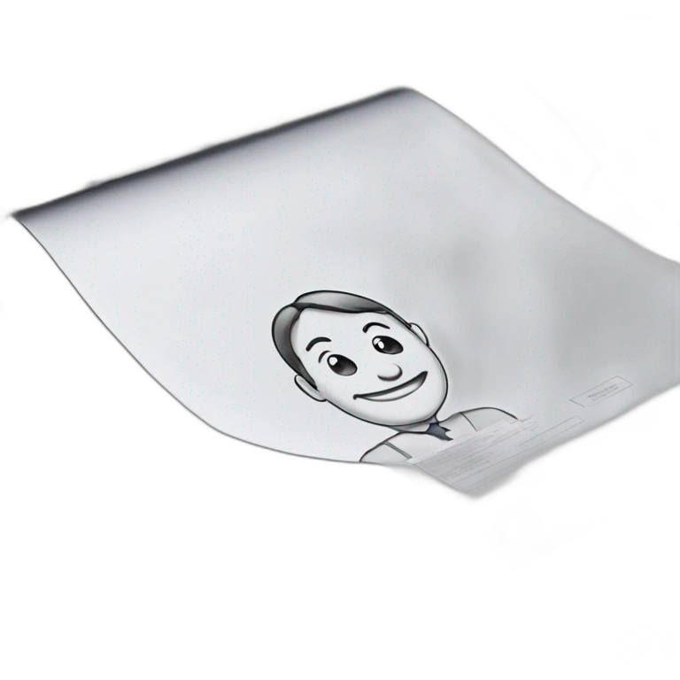 employee copy paper on xerox copier emoji