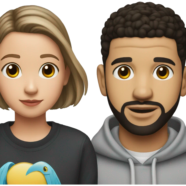 drake AND Millie Bobby Brown emoji