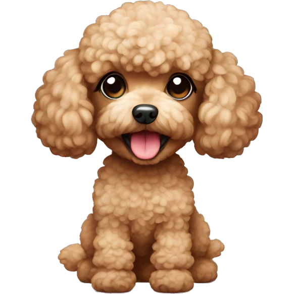 Toy poodle emoji