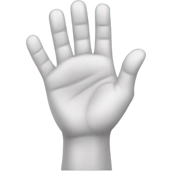 Two hands up emoji
