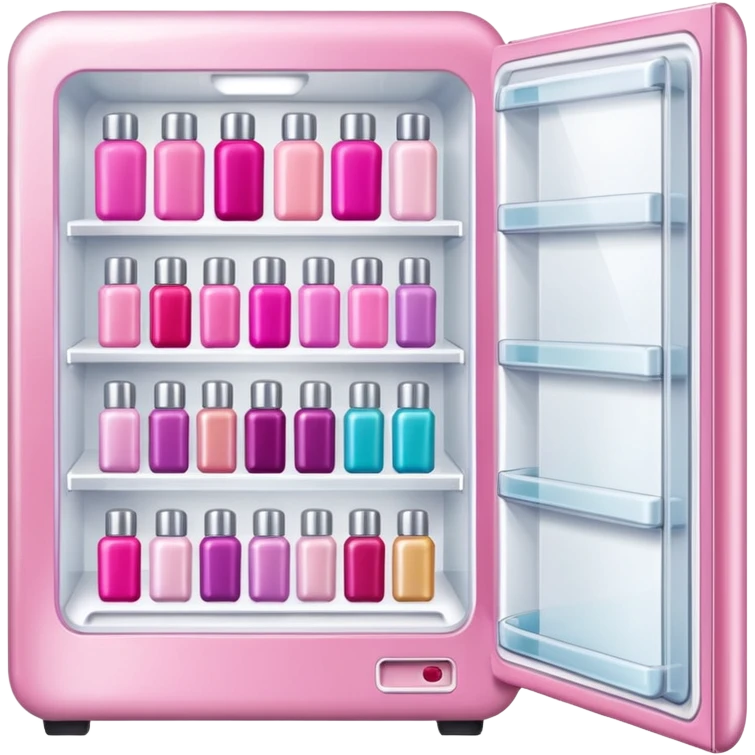 pink cosmtics fridge  emoji
