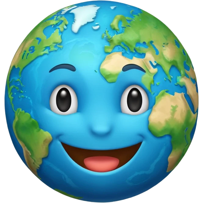 Planet earth emoji ceo face  emoji