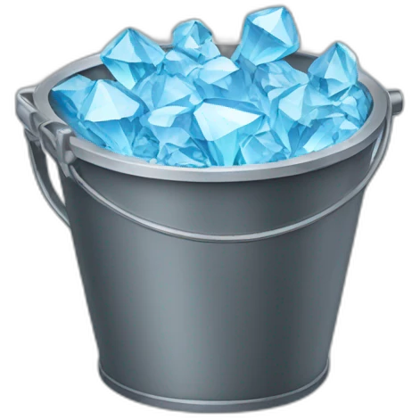 Diamond bucket emoji
