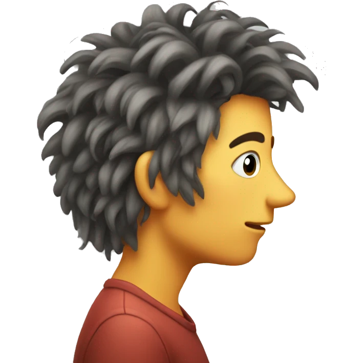 stinky hair emoji