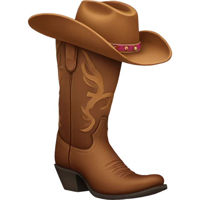cowgirl boot emoji