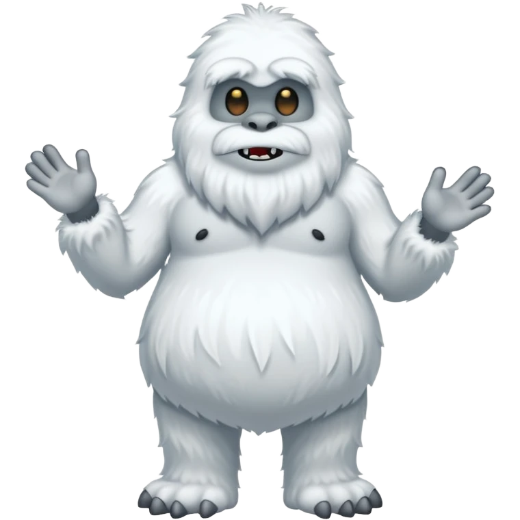 abominable snow man emoji