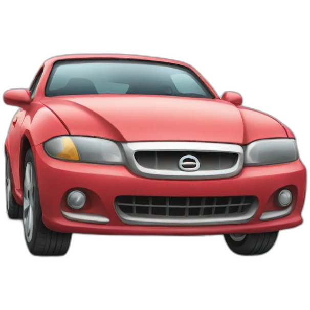 Speeding car emoji