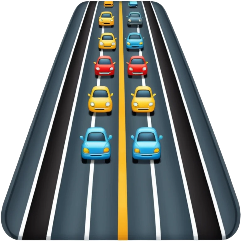 zipper merge in traffic emoji