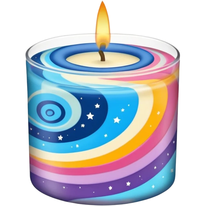 Aesthetic Day And Night Sky scented Candle emoji