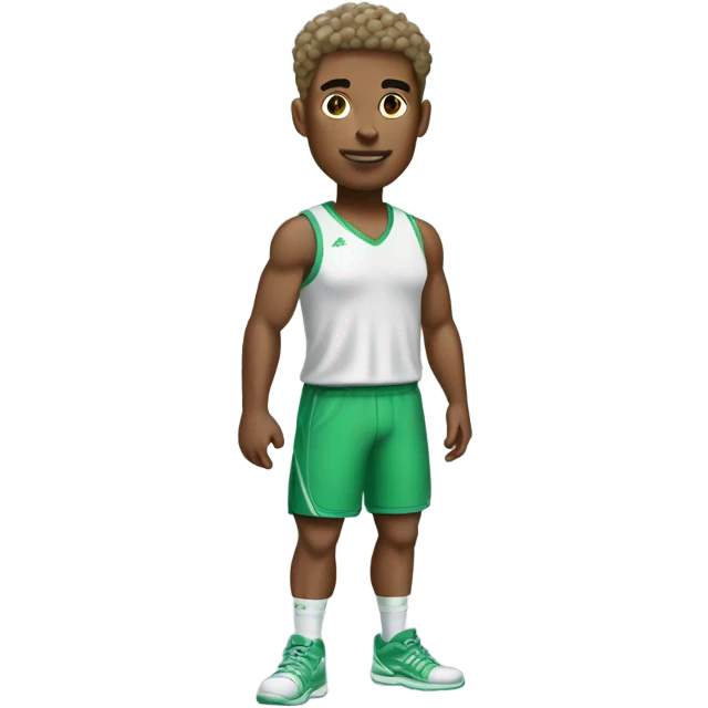 sport man in light green clothes  emoji