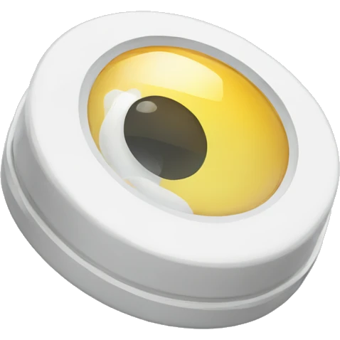 closed prescription contact lens case emoji