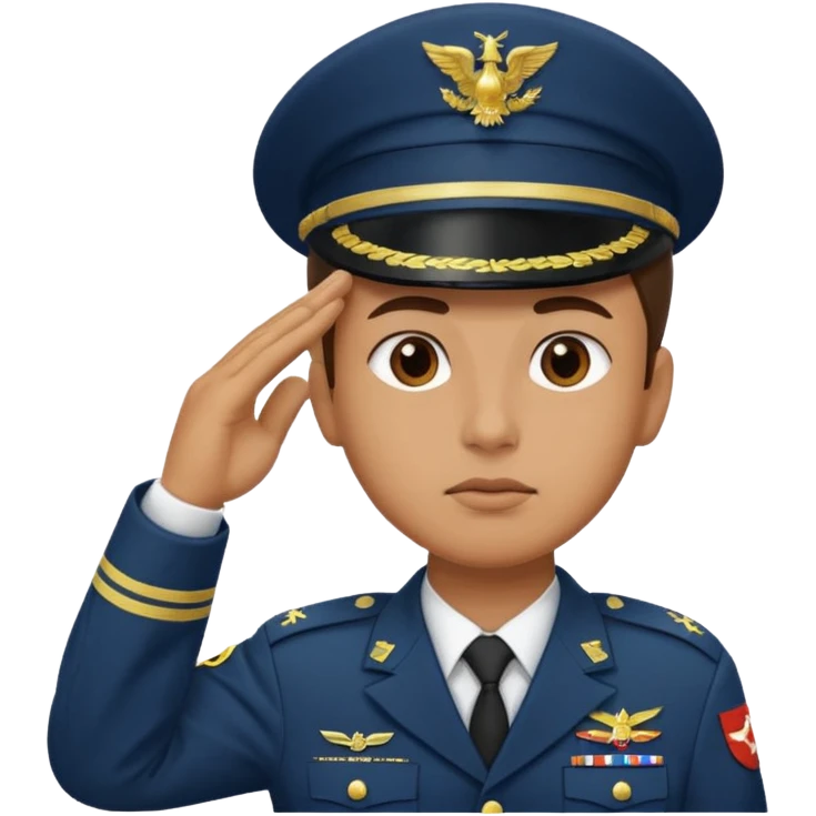 soldier saluting emoji