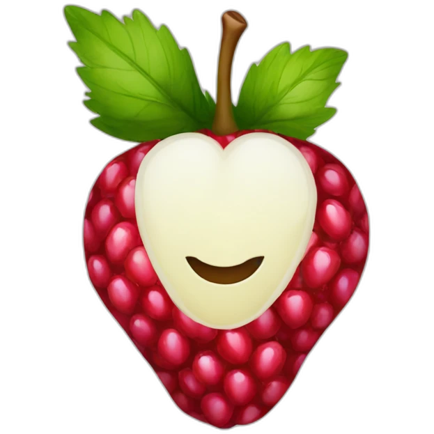 Fraise framboise myrtille emoji