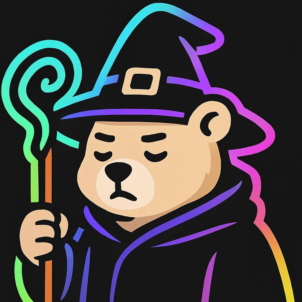bear wizard
 emoji