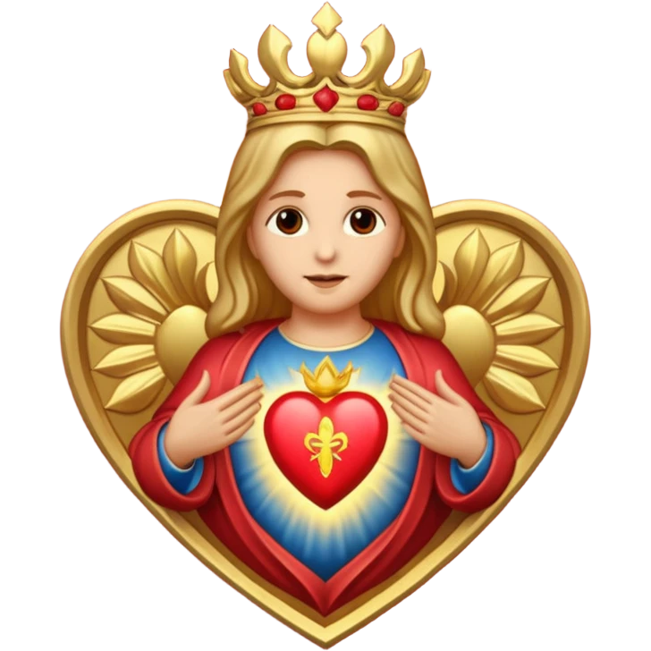 sacred heart emoji