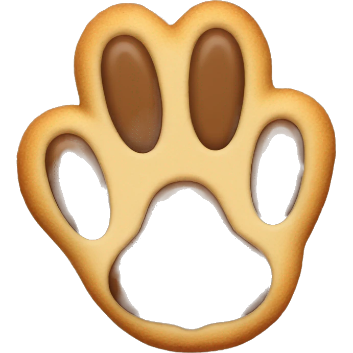 one cookie paw emoji