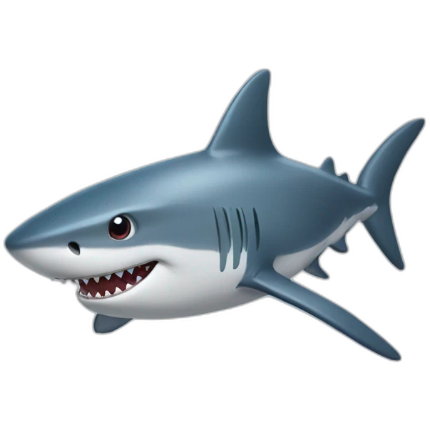 Shark learning French  emoji