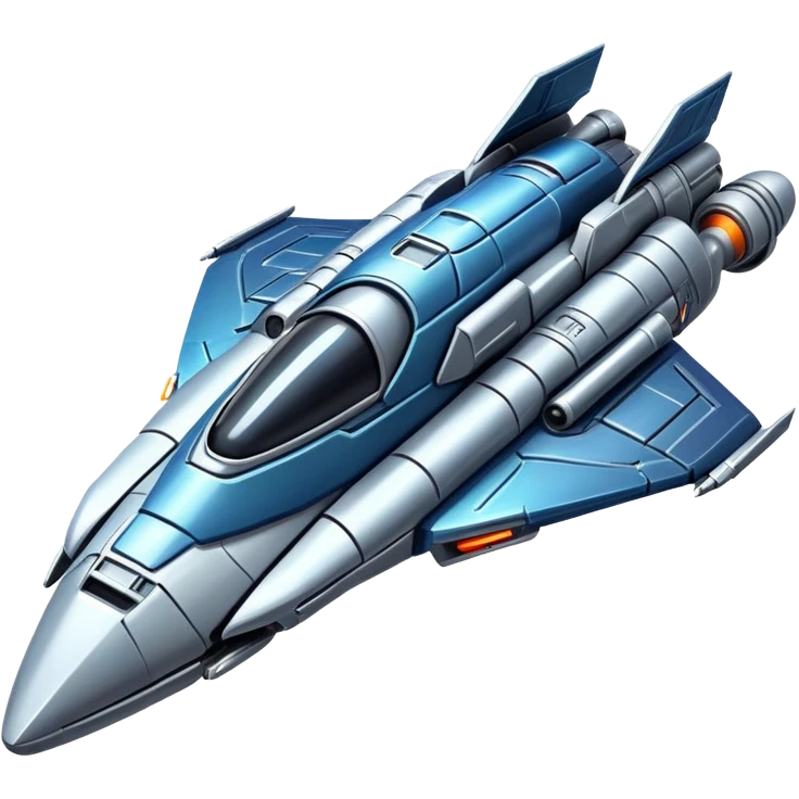 Massive galactic SHMUP space ship emoji