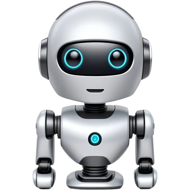 futuristic smart home robot assistant for 2025 emoji