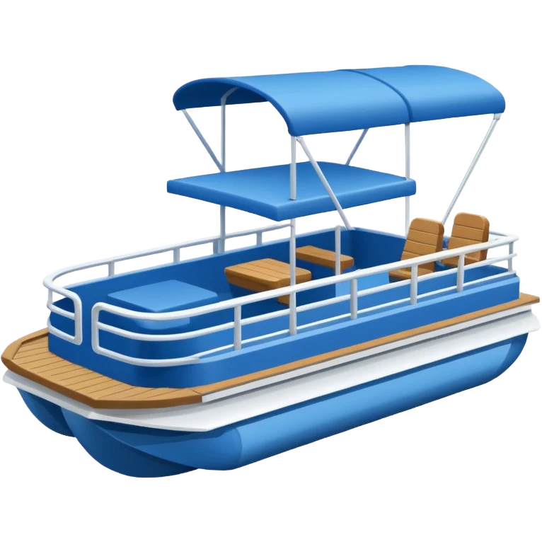 pontoon boat icon emoji