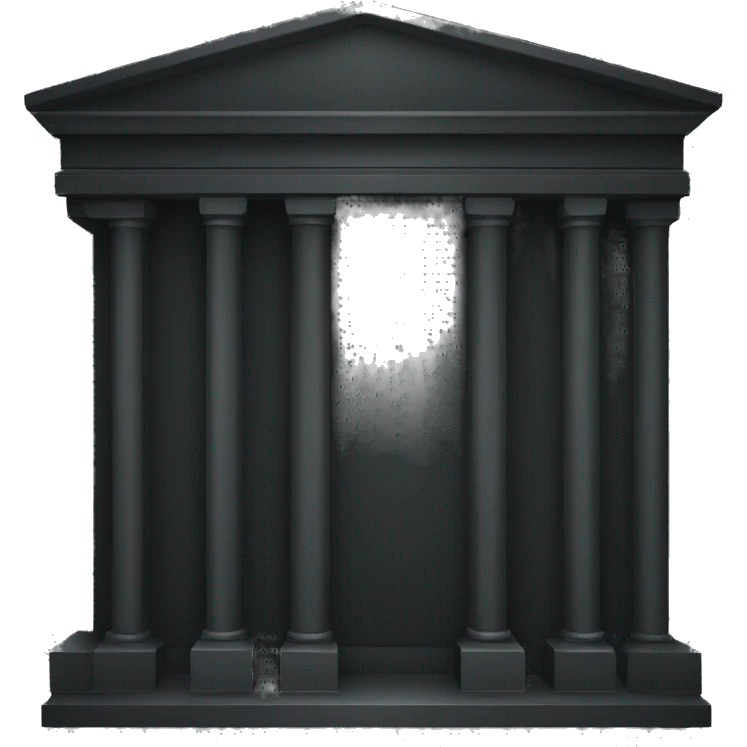 bank black colour emoji