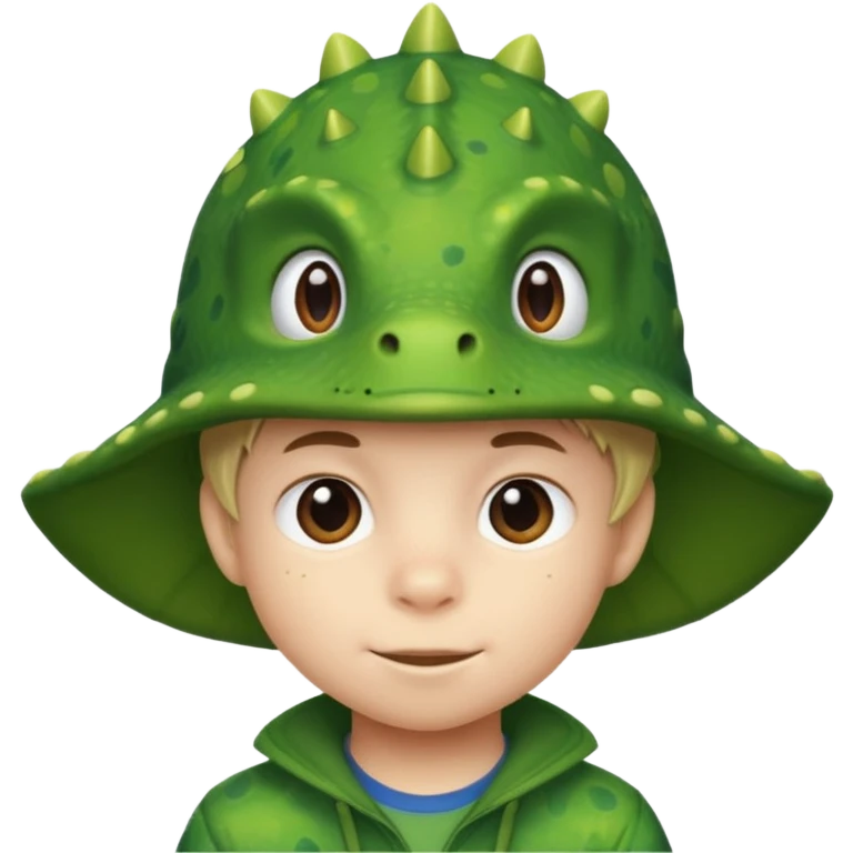 Dinosaur Hat Kid emoji