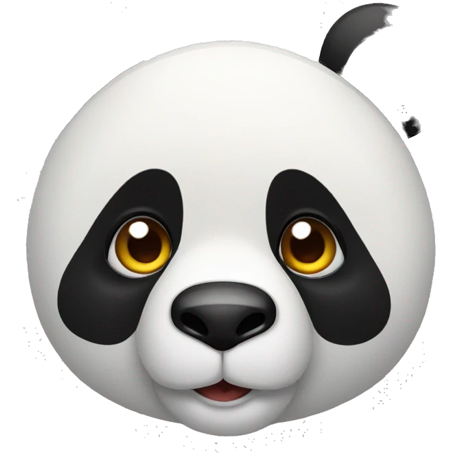 oso panda corazón  emoji