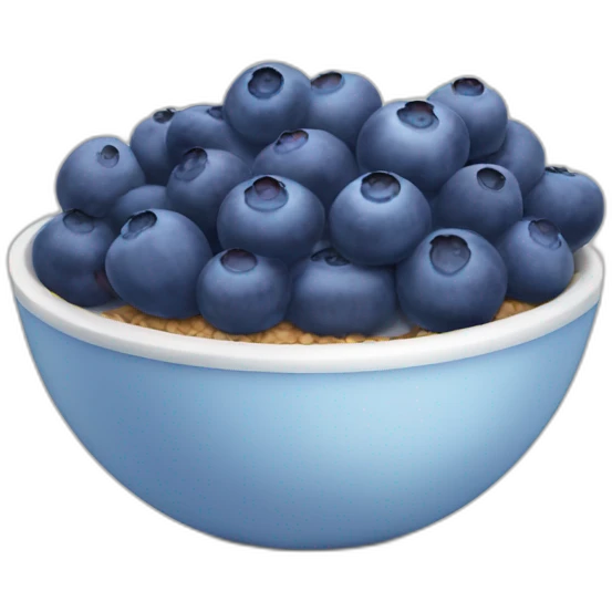 blueberry bowl emoji