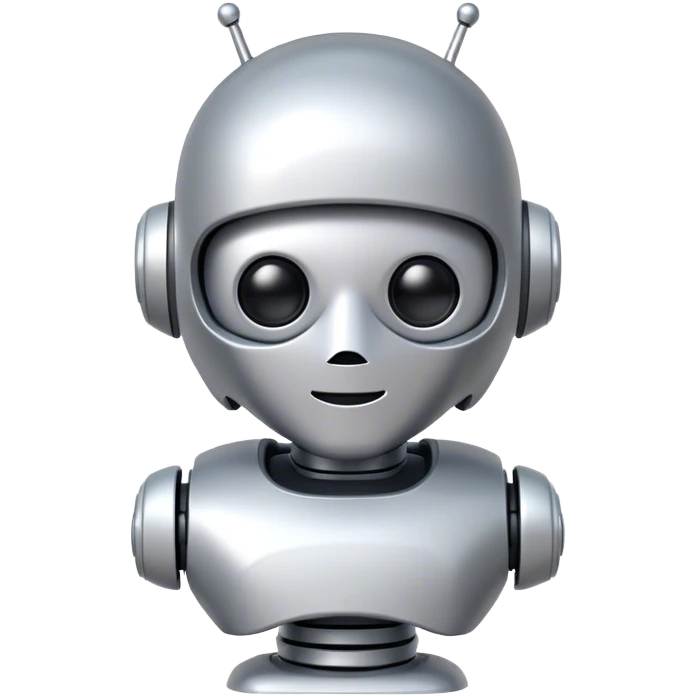 a robot emoji