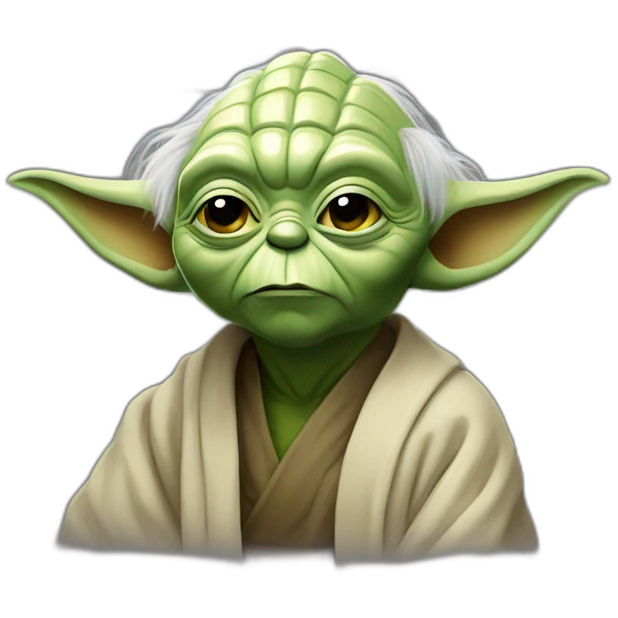 Yoda fume emoji