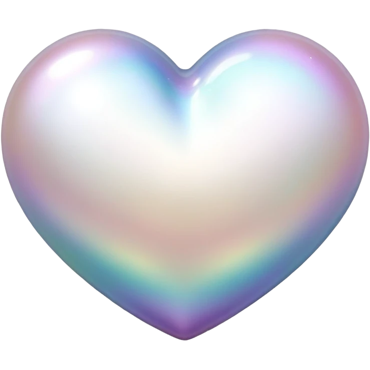 Pearl heart  emoji