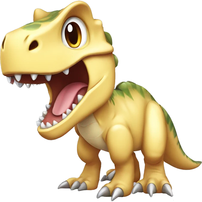 cute tyrannosaurus rex pokemon emoji