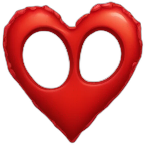  Red Heart hole emoji