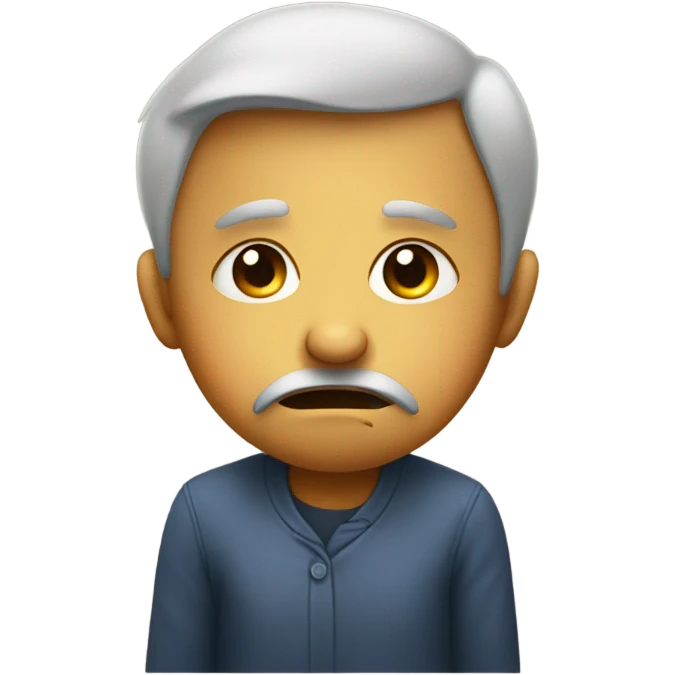 Sad face with kiss mark  emoji