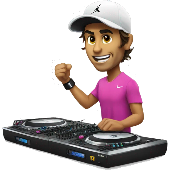 rafael nadal djing emoji