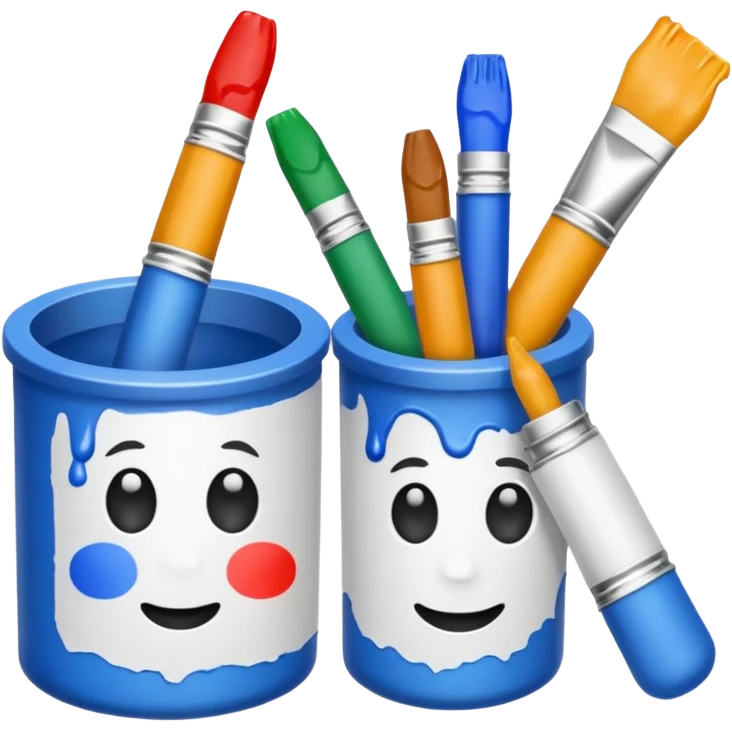 artist paint tubes emoji