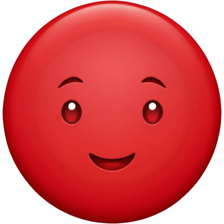 Very dark Red point without face emoji