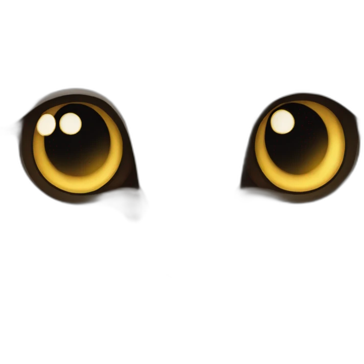 Gato  con ojos grandes emoji