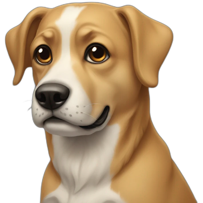 Chien qui pleure emoji