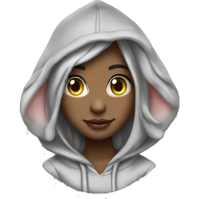 Elephant earring a hoodie emoji