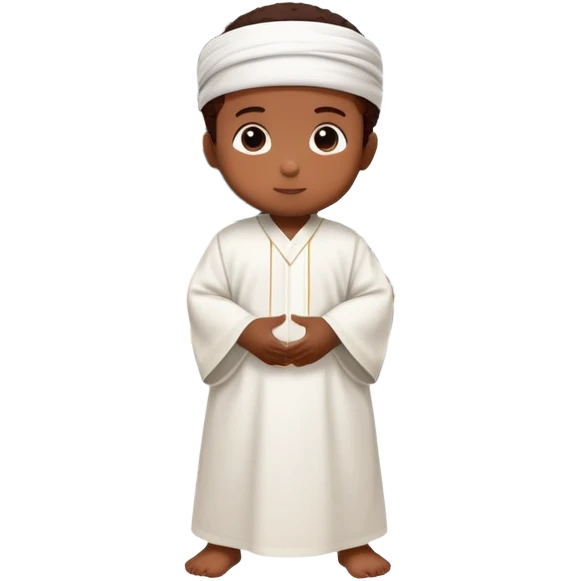 make an emoji of a one year old in kabbah emoji