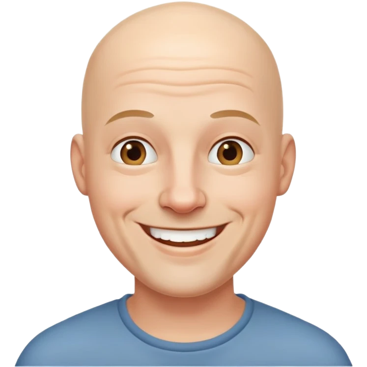 bald man emoji