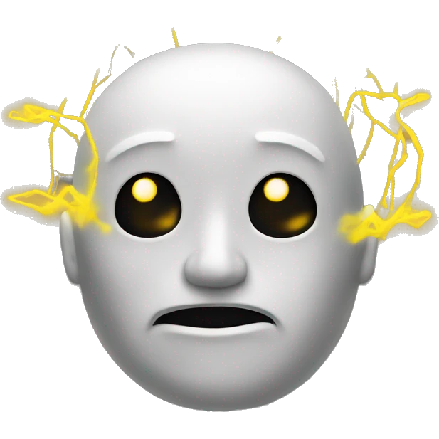 electro word being symbolized emoji