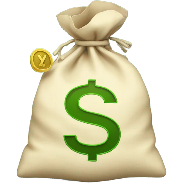 Money and bag emoji